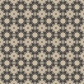 Seamless pattern line print stars and squares