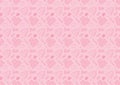 Seamless pattern in line style icon with baby toys theme fully editable resizable vector in soft pink color