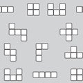 Seamless pattern linear block game