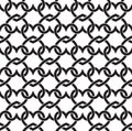 Seamless pattern of links in form of hearts Royalty Free Stock Photo