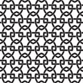 Seamless pattern of links in form of shields Royalty Free Stock Photo