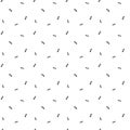 Seamless pattern with little ants. Simple minimalistic illustration on white background. Royalty Free Stock Photo