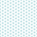 Seamless Pattern Little Diagonal Hearts Blue And White