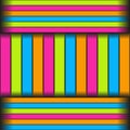 Seamless pattern of longitudinal and transverse multicolored stripes
