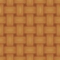 Seamless pattern made from wicker basket texture. Cartoon vector illustration. Endless picture. Object for packaging, Royalty Free Stock Photo
