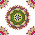 Seamless pattern mandala on a white background, can be used for walpapper,