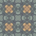 Seamless pattern with mandalas,  Vintage decorative elements Royalty Free Stock Photo