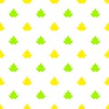 Seamless pattern with maple leaves