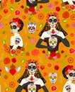 Calavera woman Royalty Free Stock Photo