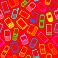 Seamless Pattern with Mobile devices