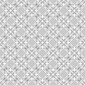 Seamless pattern. Modern stylish texture with intersecting thin lines. Regularly repeating geometrical tiled grid with rhombuses,