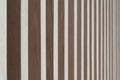 Seamless pattern of modern wall covering with light brown wooden slats Royalty Free Stock Photo