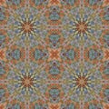Seamless pattern, mosaic of fabric Royalty Free Stock Photo