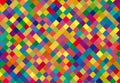 Seamless pattern multi color background vector