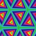 Seamless pattern with multicolor triangle forms Royalty Free Stock Photo