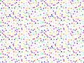 seamless pattern in multicolored circles. Confetti