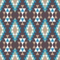 Seamless pattern in the native American style.