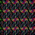 Seamless pattern Neon Abstract liquid lava lamp colorful background design