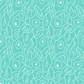 Seamless pattern with neurons