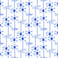 Seamless pattern with neurons 3