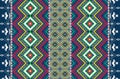 Mexican indian design with tribal ethnic themes on a geometric seamless background Beautiful textile