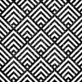 Seamless pattern with oblique black lines 7085, modern stylish image. Royalty Free Stock Photo