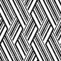 1052 Seamless pattern with oblique black streaks, modern stylish image. Royalty Free Stock Photo
