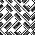 2155 Seamless pattern with oblique black stripes, modern stylish image. Royalty Free Stock Photo