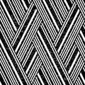 637 Seamless pattern with oblique black stripes, modern stylish image. Royalty Free Stock Photo