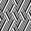 468 Seamless pattern with oblique black and white bands, modern stylish image.