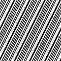 763 Seamless pattern with oblique black and white lines, modern stylish image.