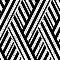 263 Seamless pattern with oblique black and white segments, modern stylish image.