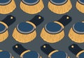 Seamless pattern with officer epaulettes Royalty Free Stock Photo