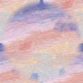 Seamless pattern with oil paints: abstract sky background, hand paintings