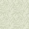 Seamless pattern olive branches. Retro decorative texture b Royalty Free Stock Photo