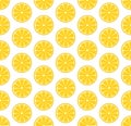 Seamless pattern with oranges Royalty Free Stock Photo