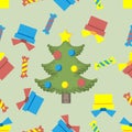 Seamless pattern ore background Merry Christmas and Happy New Yea 62