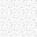 Seamless pattern with the oriental traditional baltic signs in l