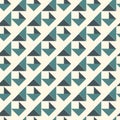 Seamless pattern with origami forms. Modern style geometric print. Repeated triangles contemporary abstract background