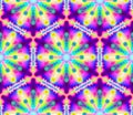Seamless pattern ornament. Psychedelic illustration. Kaleidoscopic geometric design. Journey into the subconscious. Template for Royalty Free Stock Photo