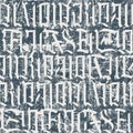 Seamless pattern of ornate Monochrome Gothic letters