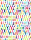 Seamless pattern of paint splash watercolor drops Royalty Free Stock Photo