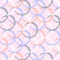 Seamless pattern with paint spots. Vector illustration Royalty Free Stock Photo