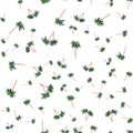 Seamless pattern with palms. Good for clothing and textiles.