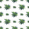 Seamless pattern with palms. Good for clothing and textiles.