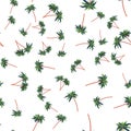 Seamless pattern with palms. Good for clothing and textiles