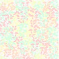 seamless pattern of pastel vector twigs