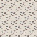 Seamless pattern pebbles. Beautiful texture gravel for fabric design. Repeated template stone in doodle style for fabric Royalty Free Stock Photo