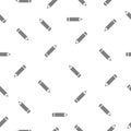 Seamless pattern pencils white background. Back to school