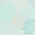 Seamless Pattern with Petals